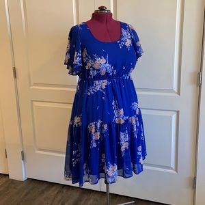 Beautiful, fully-lined, and easy to wear. Torrid sizing 0.